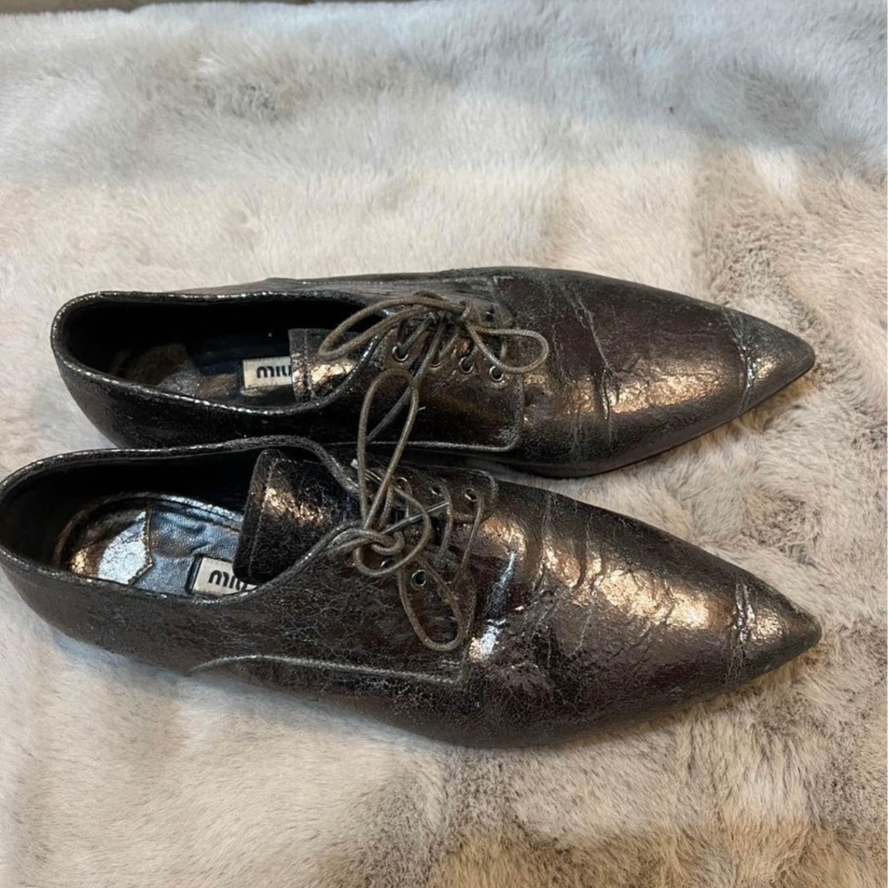 Miu miu flat shoes